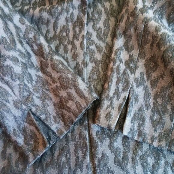 Eileen Fisher Sz XS Cotton Silk Blend Knee-length 3/4" Sleeve Unlined Jacket - Picture 10 of 11